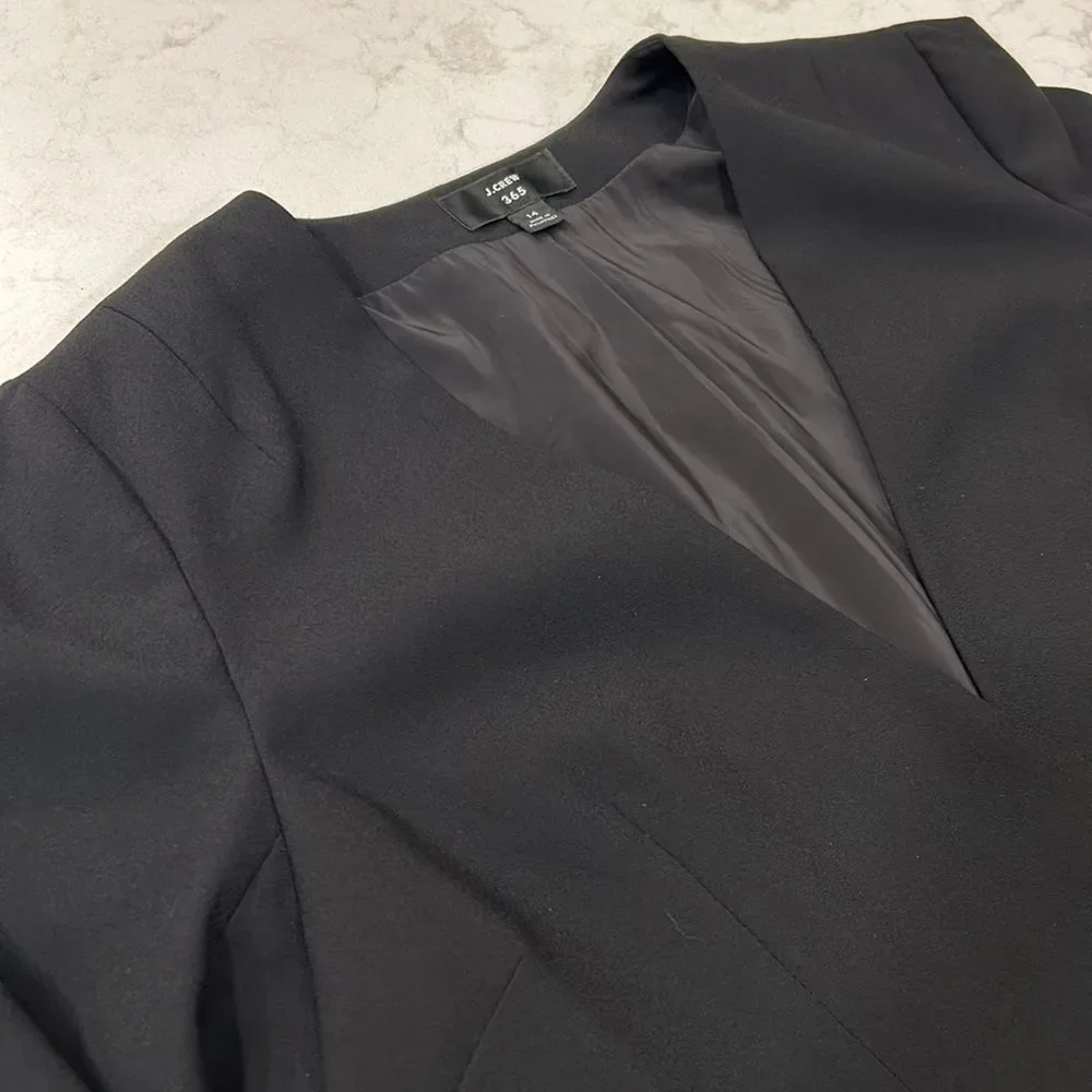 J. Crew 365 Collarless Blazer